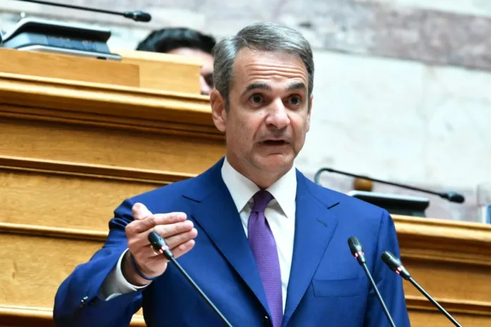 Κυριάκος Μητσοτάκης στην Κοινοβουλευτική Ομάδα της ΝΔ