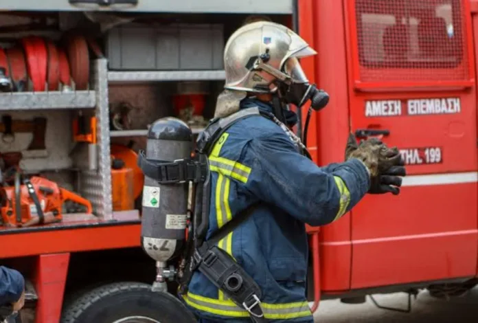 Πυροσβεστικό όχημα στη Μύκονο